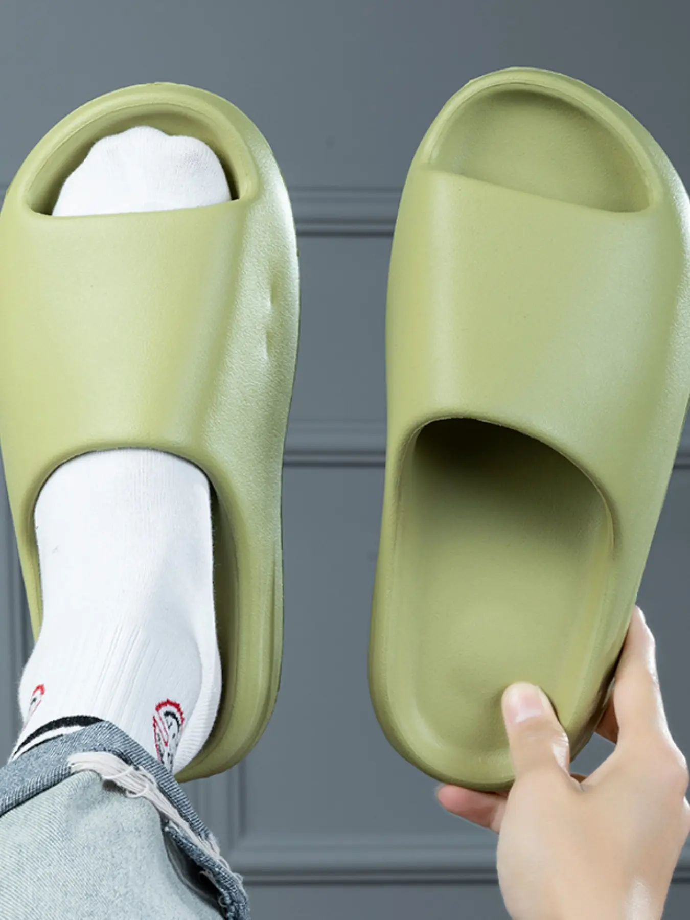 2026 Coconut Slippers, Couple Outdoor, Summer Large Size Anti-Slip Versatile Sandals, Breathable Eva Material, All Seasons
