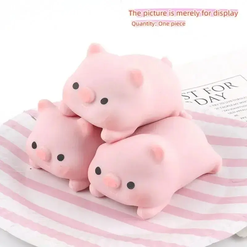 Stress Relief Pig Shape Squishy Toy, Soft Sensory Squishies, Decompression Squeeze, Unique Relaxing Gift, Perfect for Friends and Family, Ideal Stress Relief Tool, Fun and Comfortable