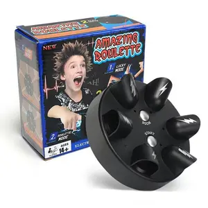 Finger Reaction Tester, Electric Roulette Game, 6-Person Set, Fun Party Props, Interactive Tabletop Game, Entertainment Toy