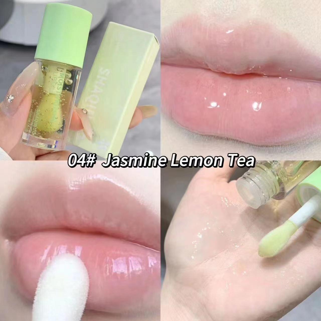 Moisturizing Lip Oil Set, 4 Counts/set Hydrating & Nourishing Lip Serum, Lip Plumper Care Product for Women & Girls Daily Use