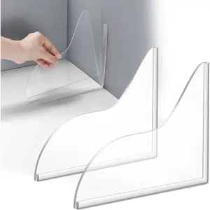 Shower Splash Guard, 2 Pack Bathtub Shower Water Splash Guards Silicone Bathtub Splash Guard Self-Adhesive Waterproof Shower Guards to Keep Water in Shower