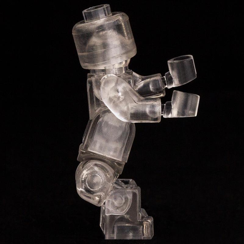 Solid Multi-color Little Figure Building Blocks Multi-joint Super Movable Third-party Little Figure Accessories Toy Modification