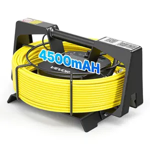 【DealsForYouDays】VEVOR 2026 Upgraded Sewer Camera with WiFi, 65.6ft/20m Drain Pipeline Camera, IP68 Snake Plumbing Cameras with Light- 12 LEDS, Wireless WiFi Connectivity to Phone/Tablet for Sewer Duct Pipe Inspectio
