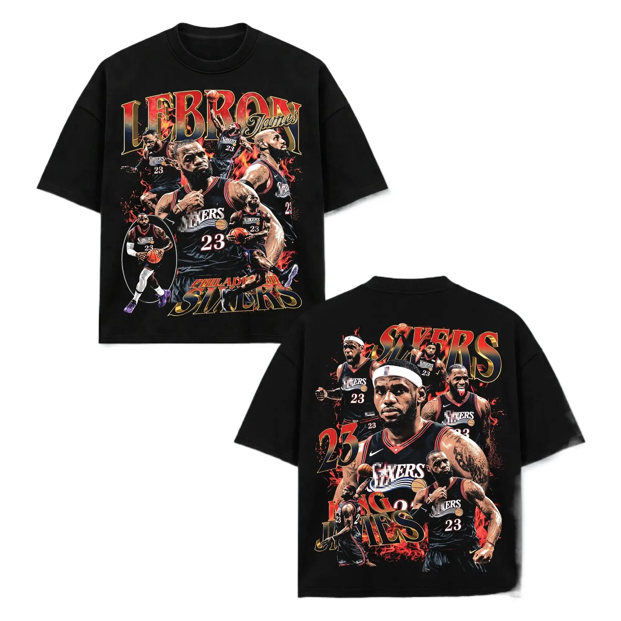 Unisex LeBron James Shirt, King James T-Shirt, LBJ23 Graphic Tee, Philly Hoops Pro Basketball Season 2026 Shirt, Star Basketball Player Merch, Vintage Acid Wash Black Tshirt, Heavyweight Oversized, Game Day Fan Clothes, Retro Sports Graphic Apparel