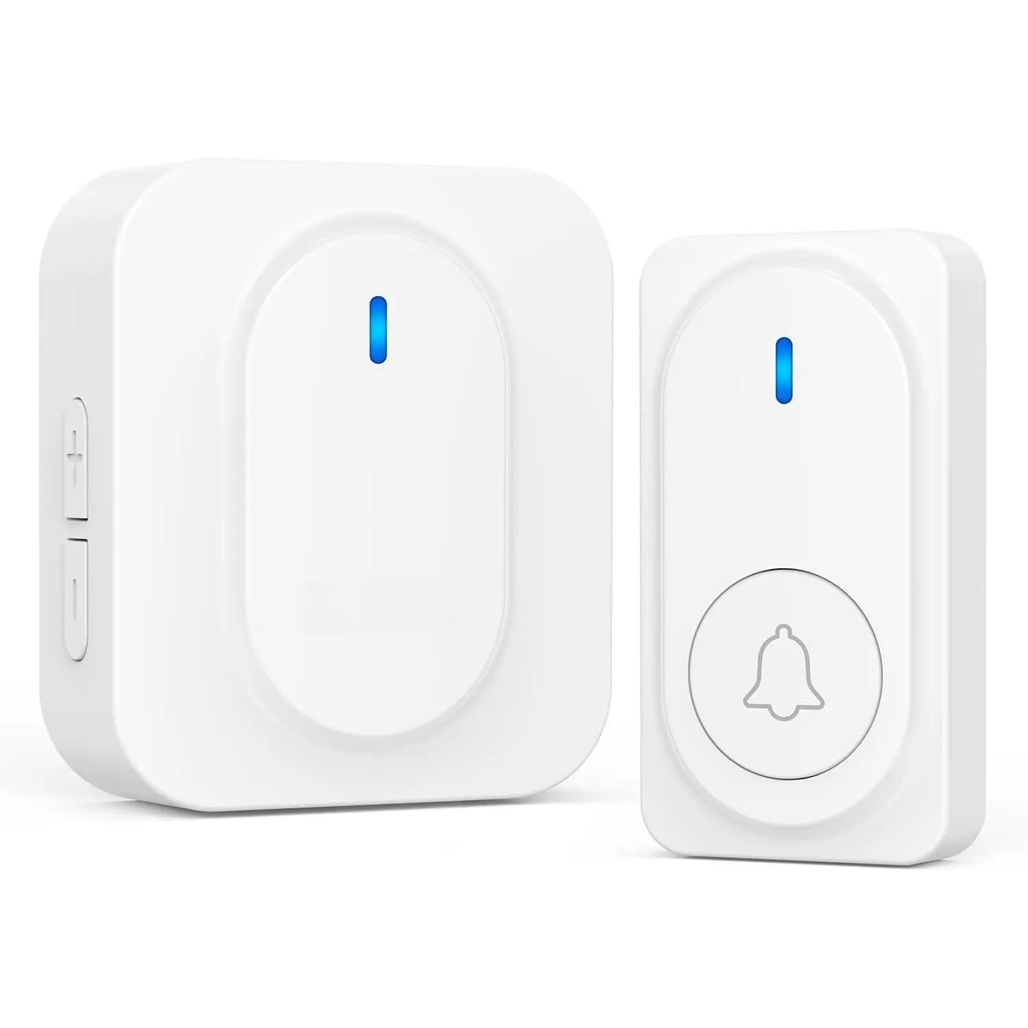 Doorbell,  Doorbells for  Long Range Door  with 32 Chimes 5 Volume Levels 1 Receivers  1 Push Buttons LED Flash Long-Lasting  Life Loud Volume