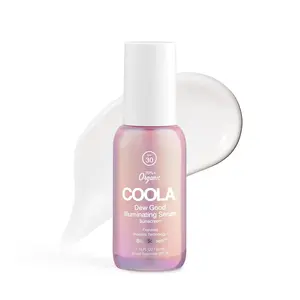 Organic Dew Good Illuminating Probiotic Serum with SPF 30, Dermatologist Tested Sunscreen with Plant-Derived BlueScreen Digital De-Stress Technology, 1.15 Fl Oz
