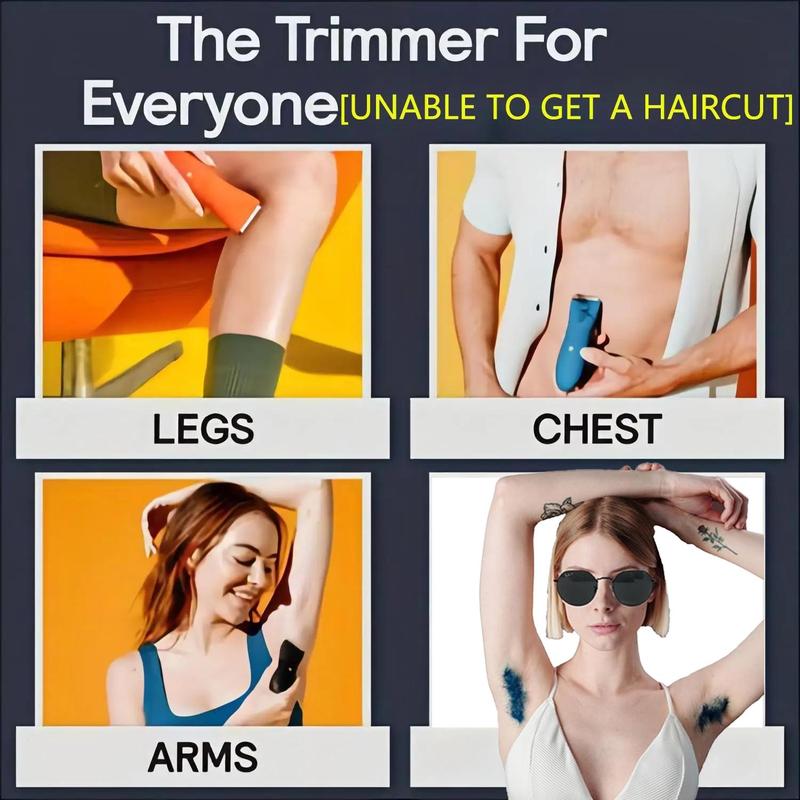 Electric Groin Hair Trimmer, Waterproof Wet/Dry Body Clippers, Standing Recharging Base Ultimate Male Body Hair Razor