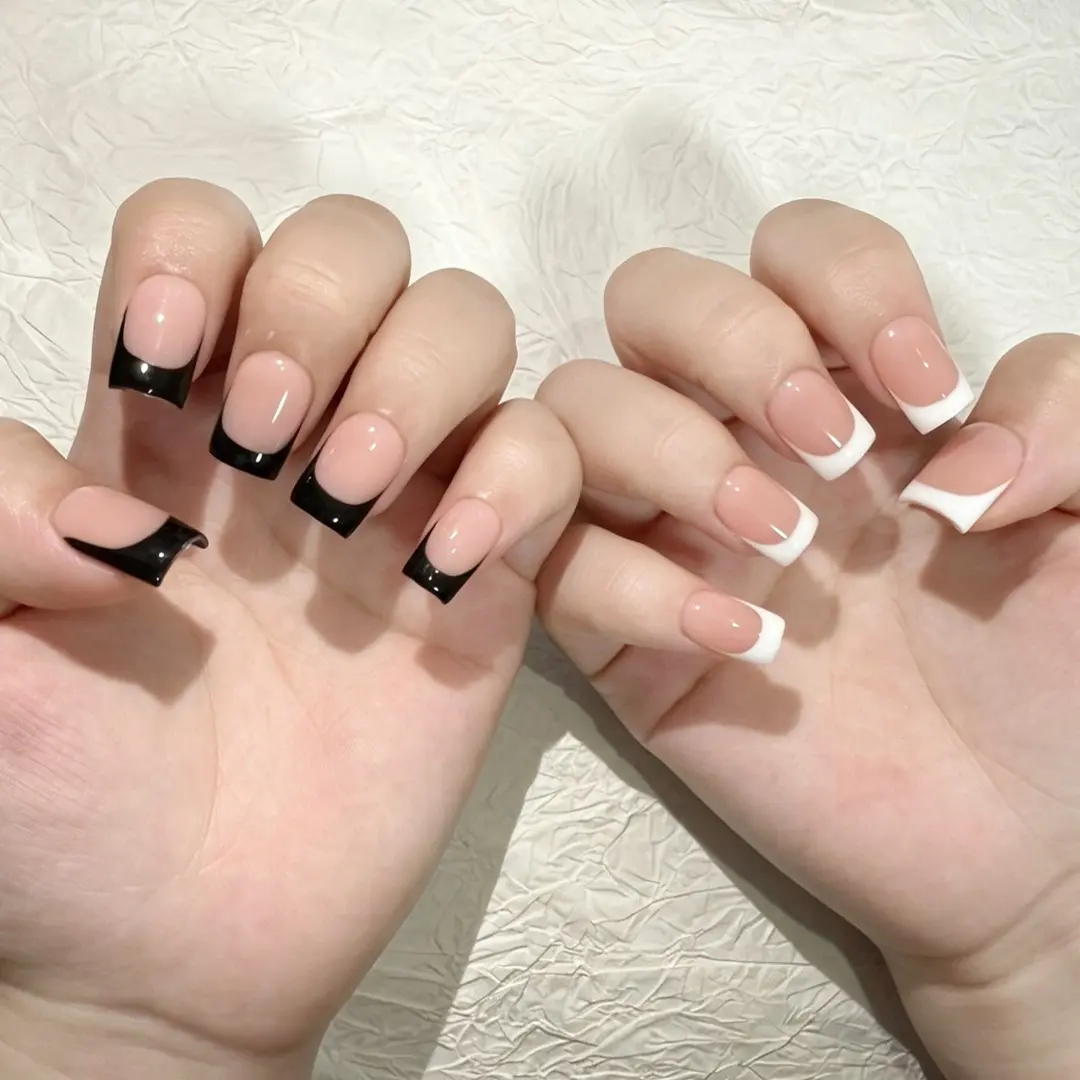 10-Piece Set, Handmade Nails, Classic and Design, Reusable Detachable Nail Tips, Perfect for Daily Wear, Women's Fashion