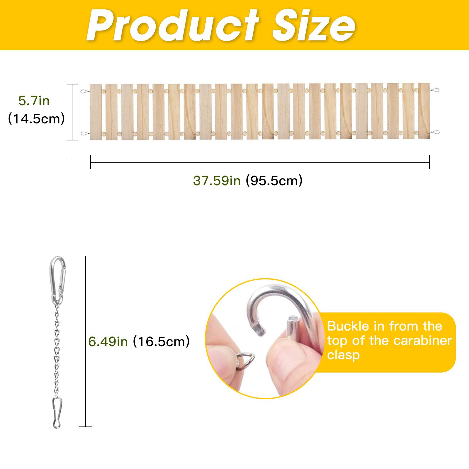Outside Chicken Coop Toy Chicken Toys for Hens Natural Wood Chicken Ladder outdoor Chicken Swing Chicken Perch for Birds Poultry Rooster Chicks