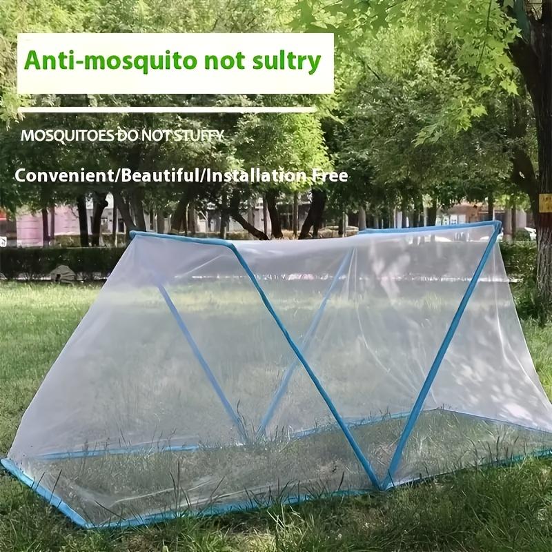 Foldable plant protection tent (with insect-proof net) - arch-shaped greenhouse structure, made of lightweight plastic and fiber rods, easy to assemble, suitable for seedling cultivation, garden and balcony use. Specialized for outdoor plant protection