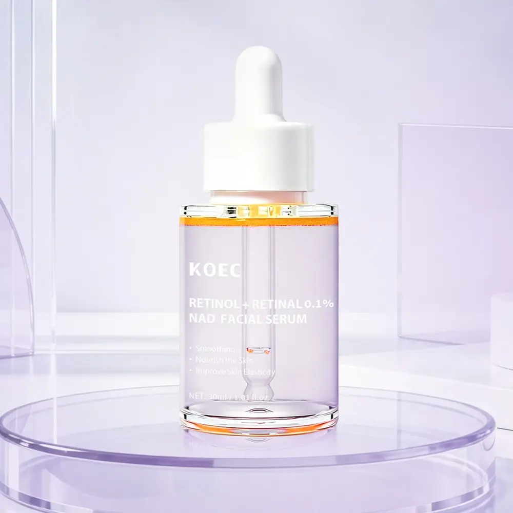 Retinol + Retinal 0.1% Nad Facial Serum for Hydrating, Firming and Skin Smoothing | Lightweight Anti-aging Care