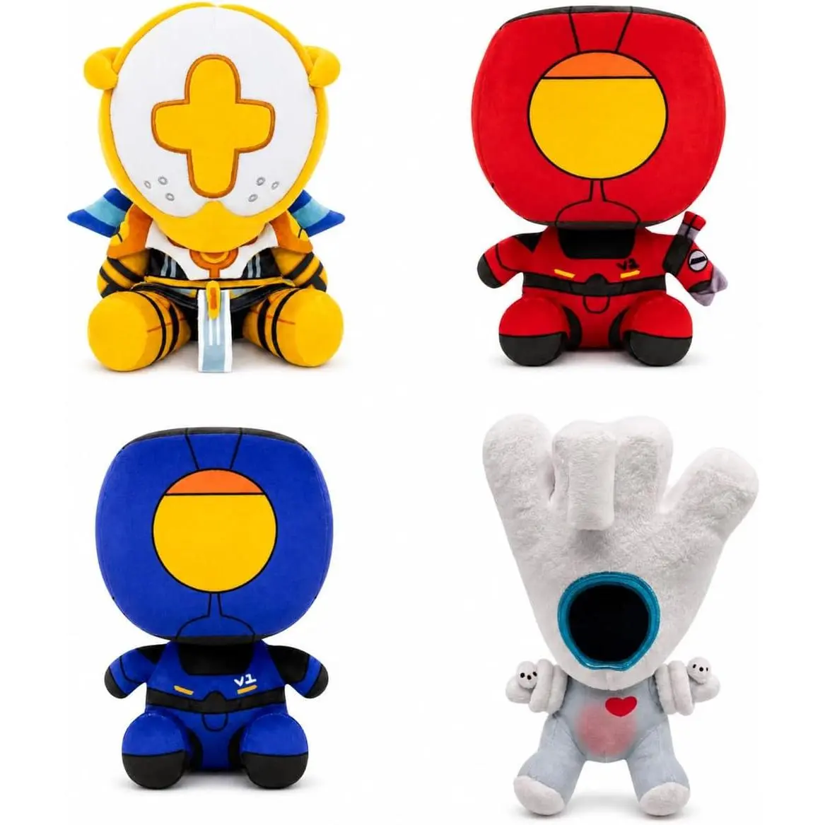 Gabriel Style Alien Robot Plush Collectible Figure - 9.8in Unisex Soft Stuffed Doll, Unisex Names, Adult Fan Gamer Desk Decor Gift