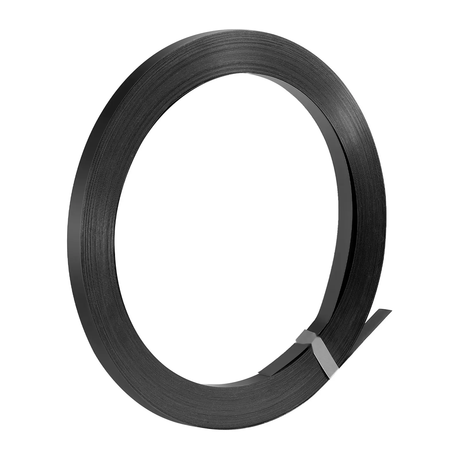 Steel Strapping Coil, 3/4 In x 0.02 In x 300 Ft Metal Strapping Banding Roll, Weather Resistant For Harsh Environments, 1710 Lbs Break Strength, Heavy Duty Pallet Strap Coil For Pallet Packing, Shipping And Industrial Packaging