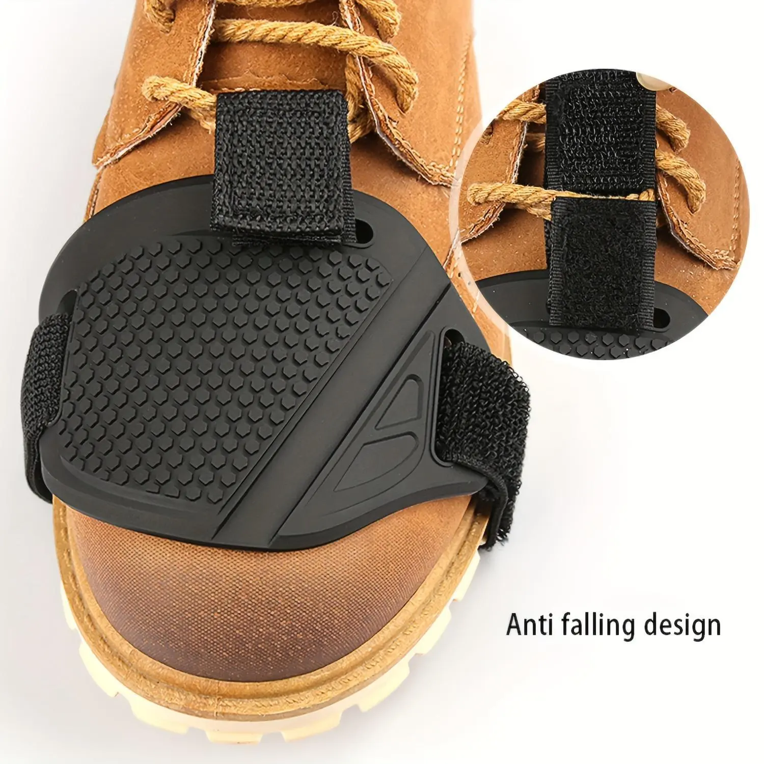 Protektor Motorcycle Gear Shift Lever Protector Kit - Durable, Hand Washable Rubber Shoe Cover and Pad for Enhanced Safety and Performance - Easy to Install and Clean