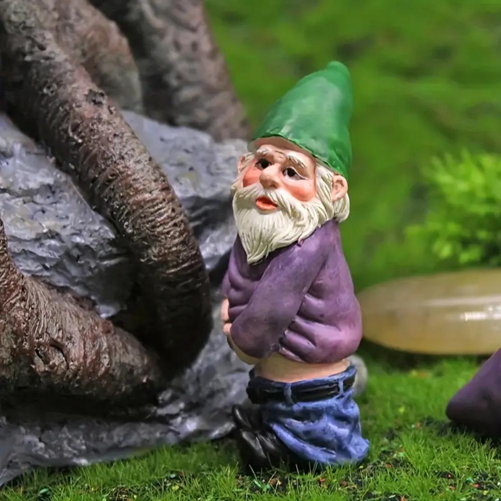 Creative Gnome Design Resin Craft (4 Counts), Miniature Garden Ornament, Fun Garden Gnome, Garden Gnome Statue, Micro Garden Decoration for Yard, Patio, Lawn, Indoor and Outdoor Decoration, Garden Accessories, Home Decor Creative Gnome Design Resin Craft (4 Counts), Miniature Garden Ornament, Fun Garden Gnome, Garden Gnome Statue, Micro Garden Decoration for Yard, Patio, Lawn, Indoor and Outdoor Decoration, Garden Accessories, Home Decor