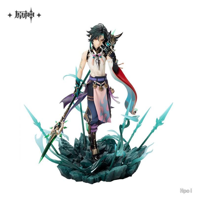 18CM Anime Game Genshin Impact Xiao Figure Standing Cool Posture Anime Model Toys Gifts Collection Decoration Ornaments PVC