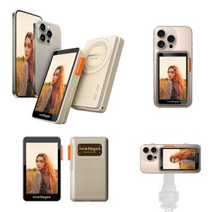 niniekayaa xq07 handheld/xq08 magnetic phone rear selfie screen, travel selfie same screen vlog shooting phone display screen self media device, electronics cellphone accessories, smartphone vlogging kit