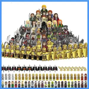2026 new Medieval Elf Doll Nuoduo Elf Series Elf Warrior Elf Guard Mini Cartoon Model Small Particle Building Block Children's Toys