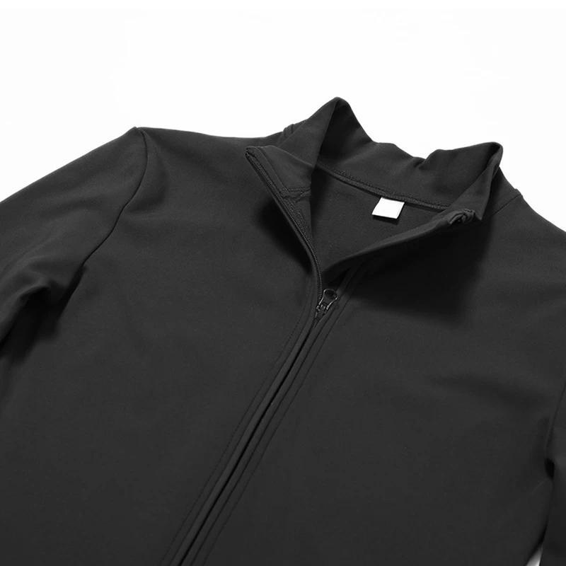 Warm Thin Fleece Jumpsuits Women's Tracksuit Winter One-Piece Sports Suit Black Fitness Jumpsuit Long Sleeves Workout Bodysuit