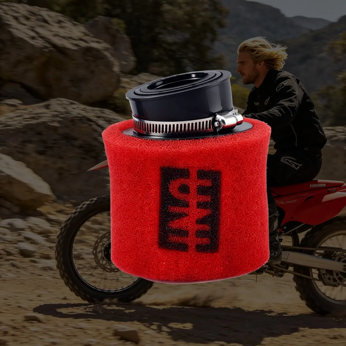 High-Quality Universal Air Filter Core, 35mm 42mm 48mm Motorcycle Foam Air Filter, Suitable for Gy6 50 110 150 200cc Sponge Cleaner