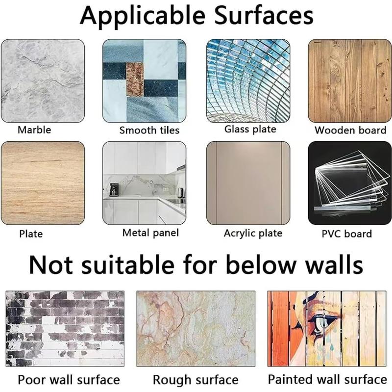 8PCS Self Adhesive Curtain Rod Holder No Drilling,No Drill Curtain Rod Brackets,Renter Friendly Draper Rod Hook,Nail Free Adjustable Non Screw Drapery Pole for Apartment Window Wall Door Ceiling Mount