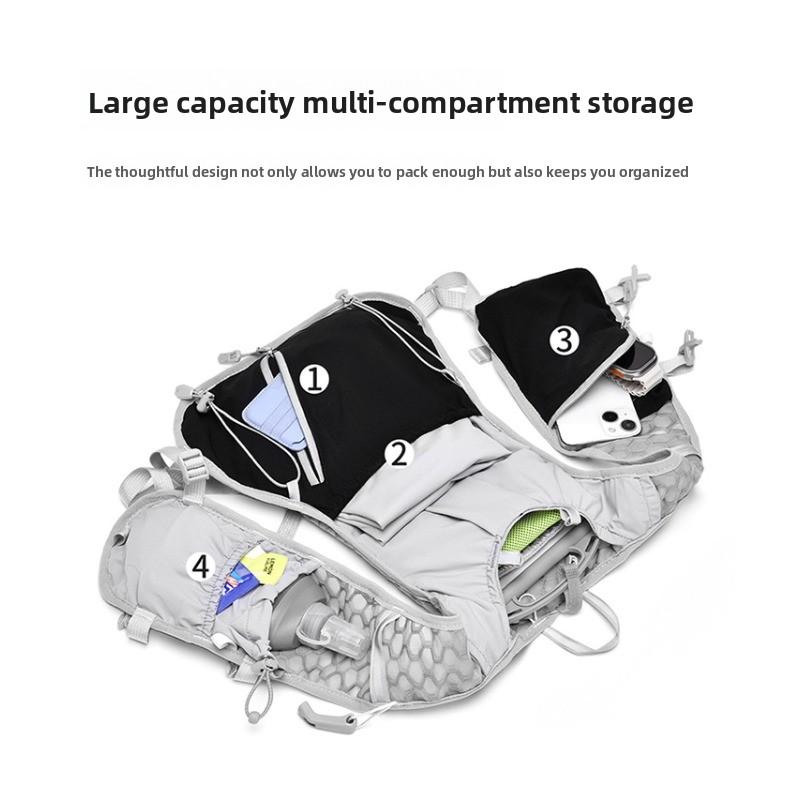 Outdoor cycling backpack Men's and women's multi-functional sports mountaineering bag Travel bag Hiking bag, backpack