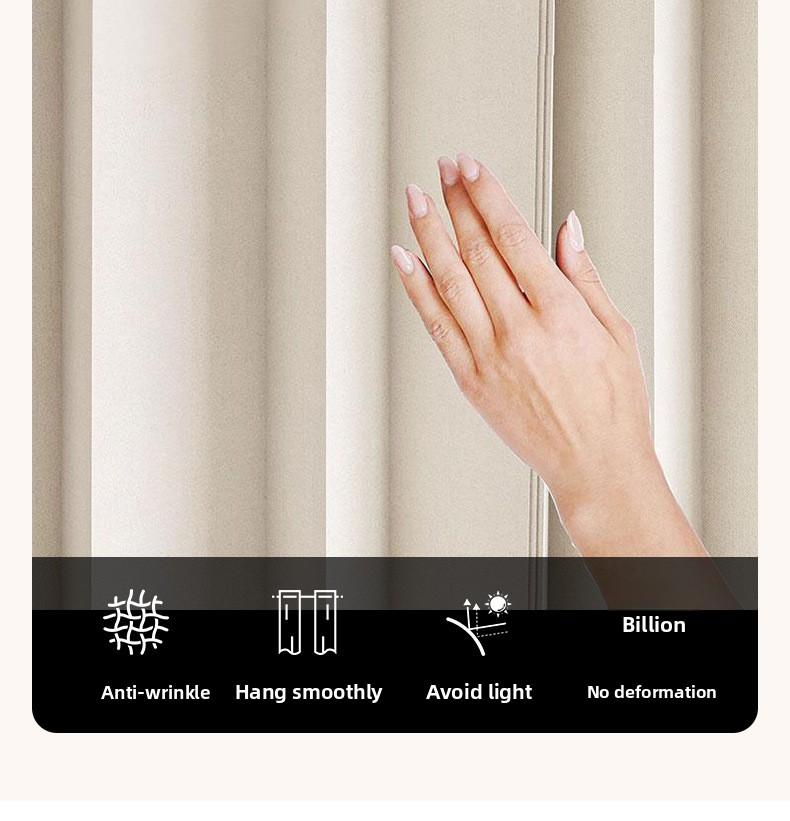 Foldable Magnetic Shower Curtain, Waterproof, Mold-Proof, No Drilling Required, Thickened, Light-Blocking, Partitioning Shower Curtain