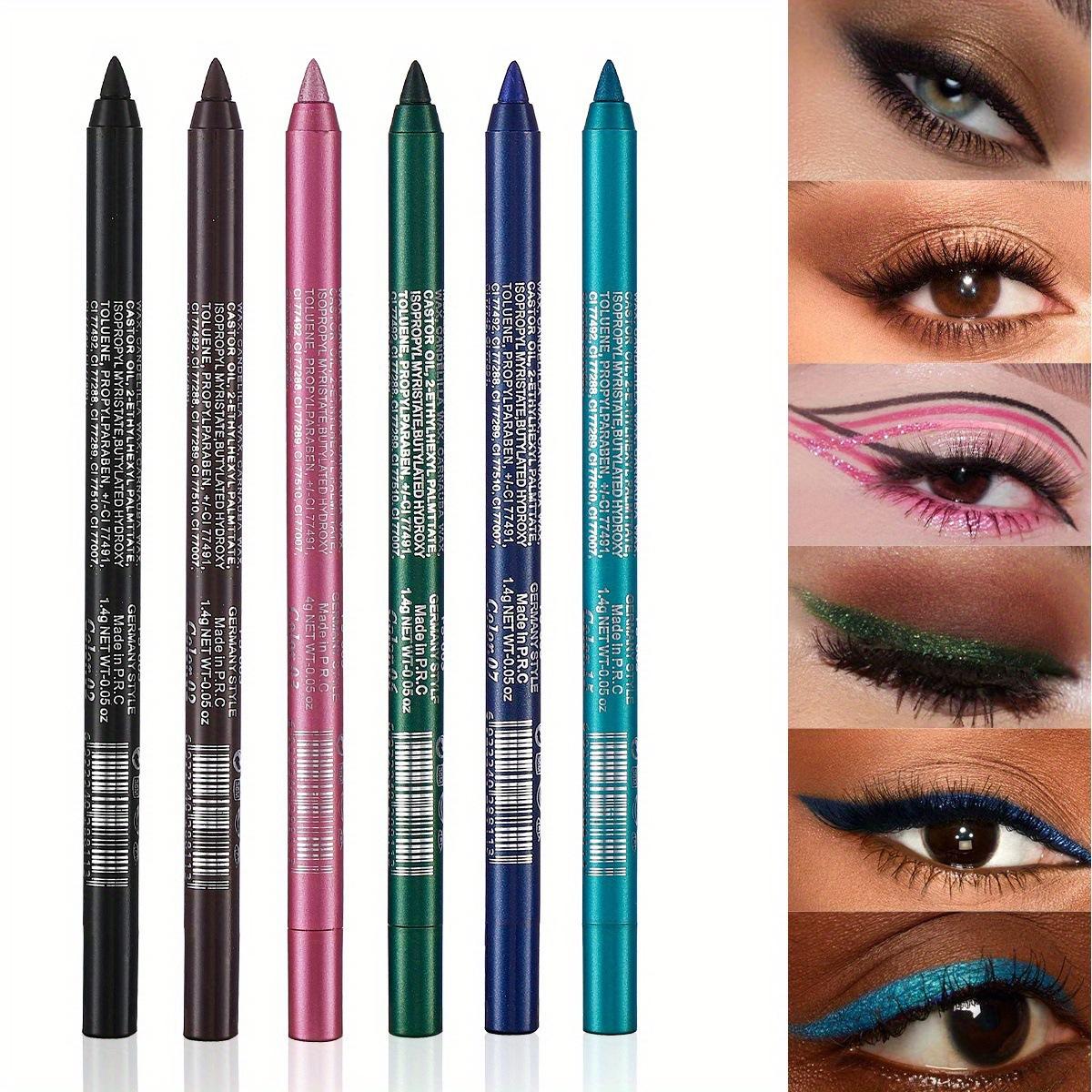 Multifunctional Eyeshadow Pen Single Color Eyeliner Pen Pearl Glitter Eyeliner Gel Pen Eye Makeup Pen