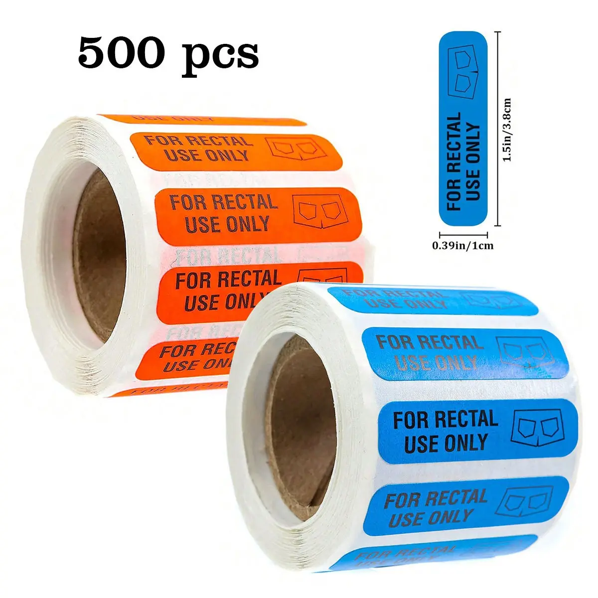 Self-Adhesive Labels 500pcs/roll, Sticky Labels for Mason Jars, Storage Bins, Spice Bottles, DIY Stickers, Customizable Gift Tags