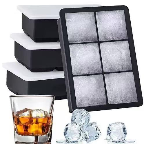 Food-grade silicone ice cube set, large ice ball whiskey mold, easy to remove and odorless, a magical tool for making home cocktails
