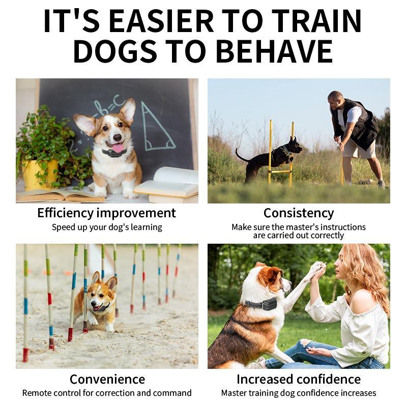 Remote Dog Training Collar, 1/2 Counts Waterproof Dog Training Collar with LCD Display, Vibration Dog Training Collar, Pet Supplies