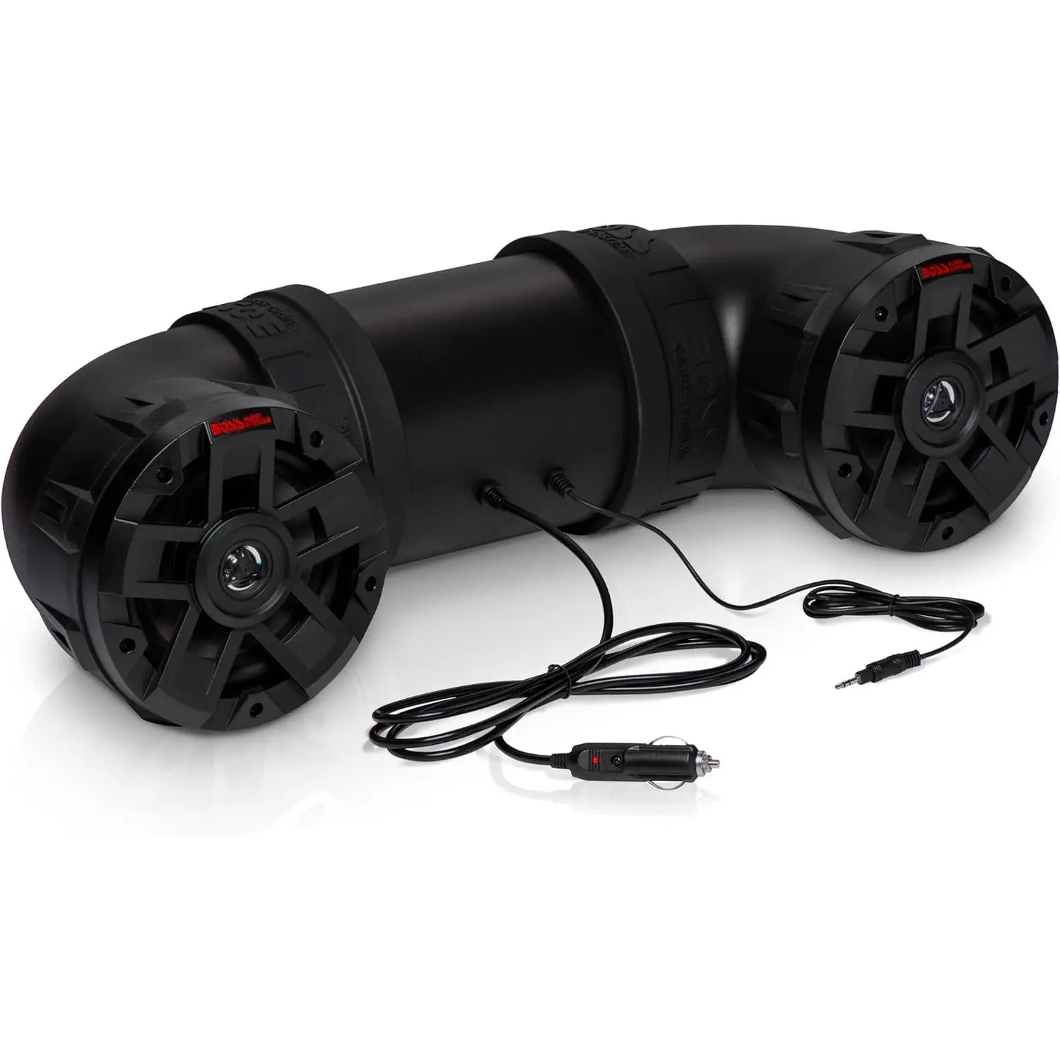 BOSS Audio Systems ATV6.5B ATV UTV Weatherproof Sound System - 6.5 Inch Speakers, 1.5 Inch Tweeters, Built-in Amplifier, Bluetooth, Easy Installation for 12V Vehicles
