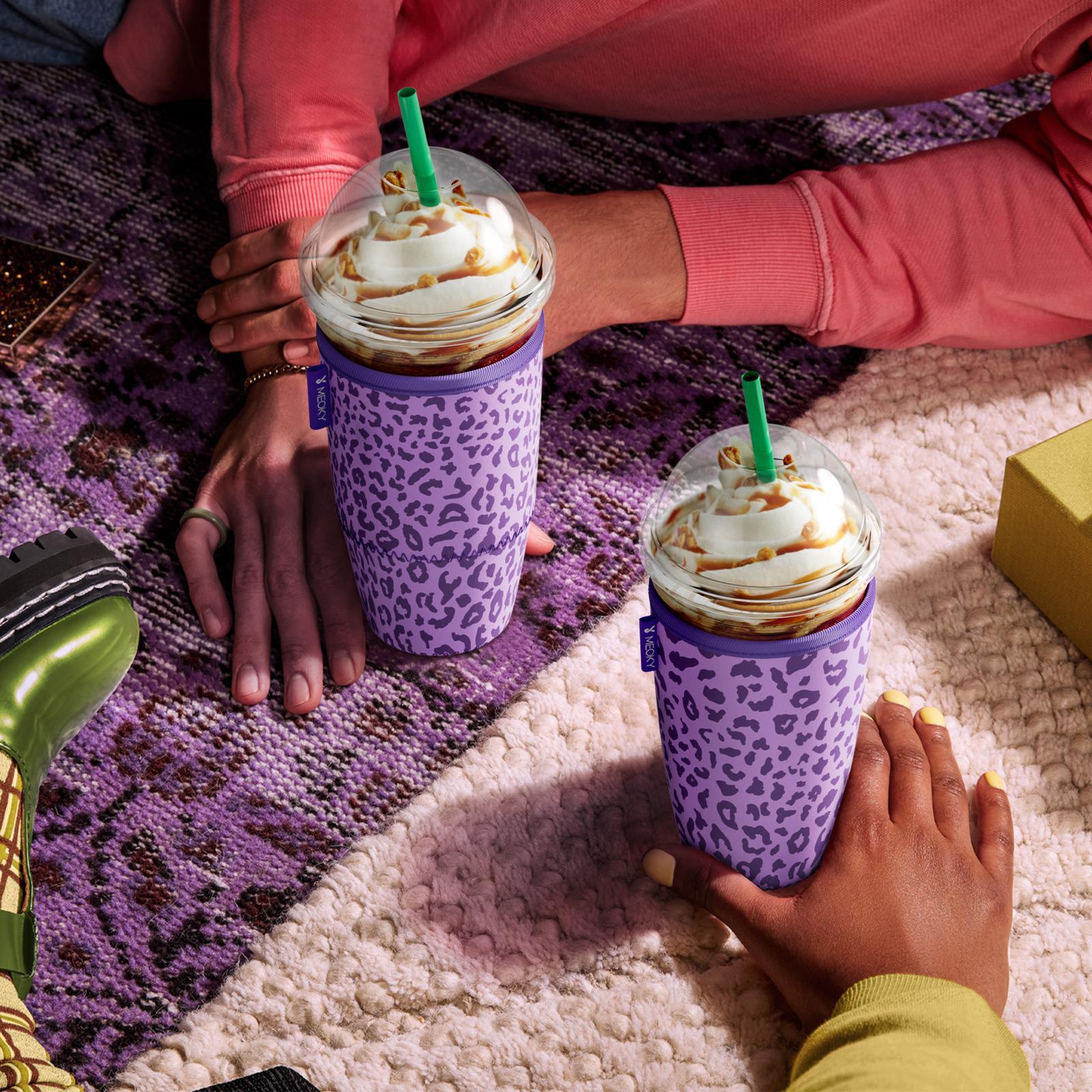 Milk Tea Cup Holder Cover Set, 3 Counts/set Mixed Size Foldable Cup Sleeve with Easy-grip Handle, Drinkware Accessories for Home Office Outdoor Camping, 【without Cup】, Drink Protectors