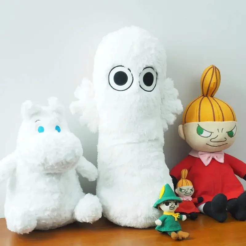 Japanese Anime Moomin Snufkin Little My Plush Toys Action Figures Stuffed Toys Collection Ornaments Pendant Girls Boys Gifts