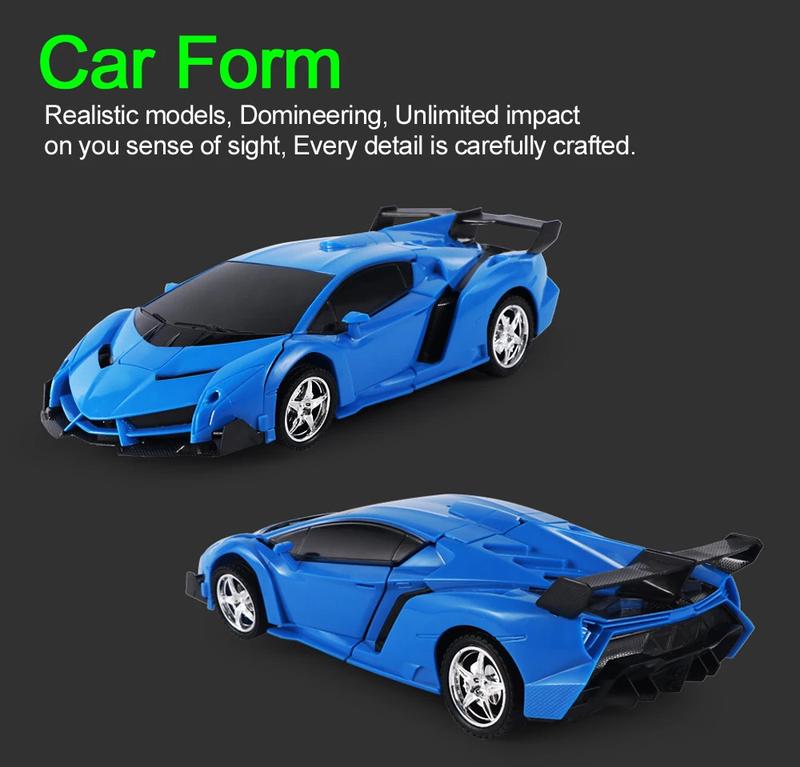 Kids Transforming RC Car Robot Sports Car 2 in 1 Deformation Toy with Remote Control for Age 3+ 4-7 8-12 boy Robot with Remote Control Rechargeable Alloy Cyber-Truck Transformable Mini Forklift Dual-Tire Drift High-Speed LED Off-Road Kids Transforming RC Car Robot Sports Car 2 in 1 Deformation Toy with Remote Control for Age 3+ 4-7 8-12 boy Robot with Remote Control Rechargeable Alloy Cyber-Truck Transformable Mini Forklift Dual-Tire Drift High-Speed LED Off-Road