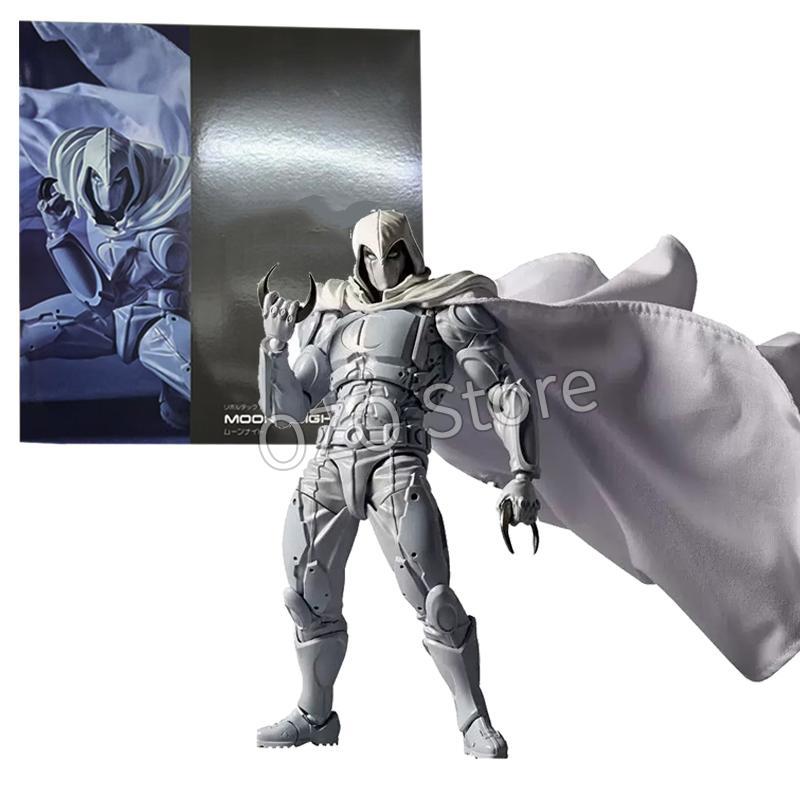 Moon Knight Figure Revoltech AMAZING YAMAGUCHI Avengers Marc Spector Winter Soldier Action Figurine PVC Movable Model Toys Gifts