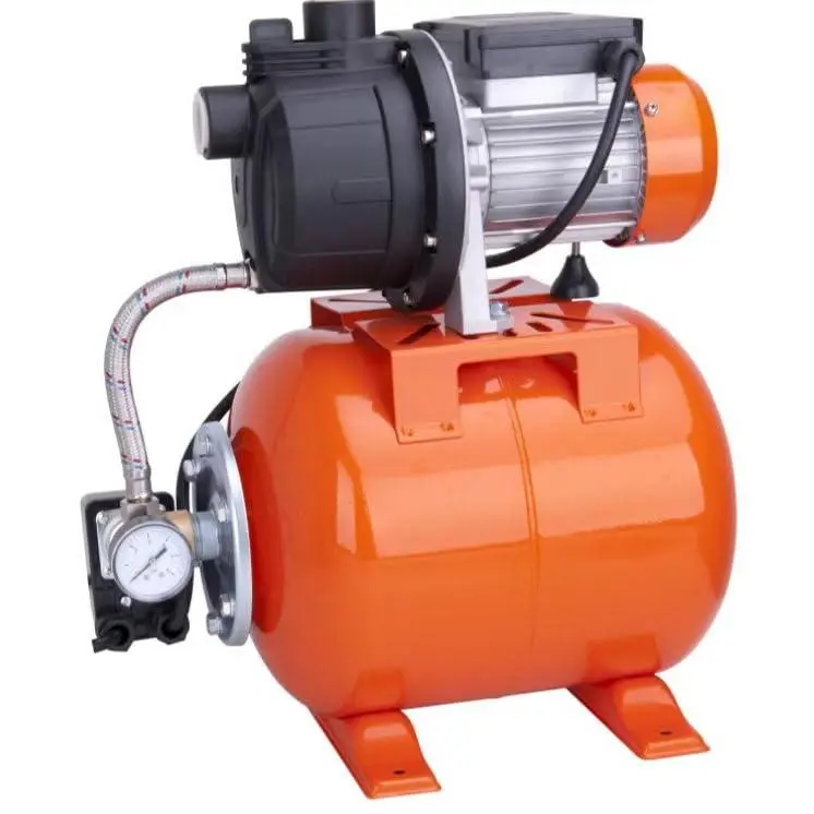 New Upgraded 1.6HP Jet Pump & Pressure Tank Combo 115V Self-Priming Shallow Well Booster for Household Water Supply Sprinkler Irrigation Farm Use Power Tool Maintenance Kits