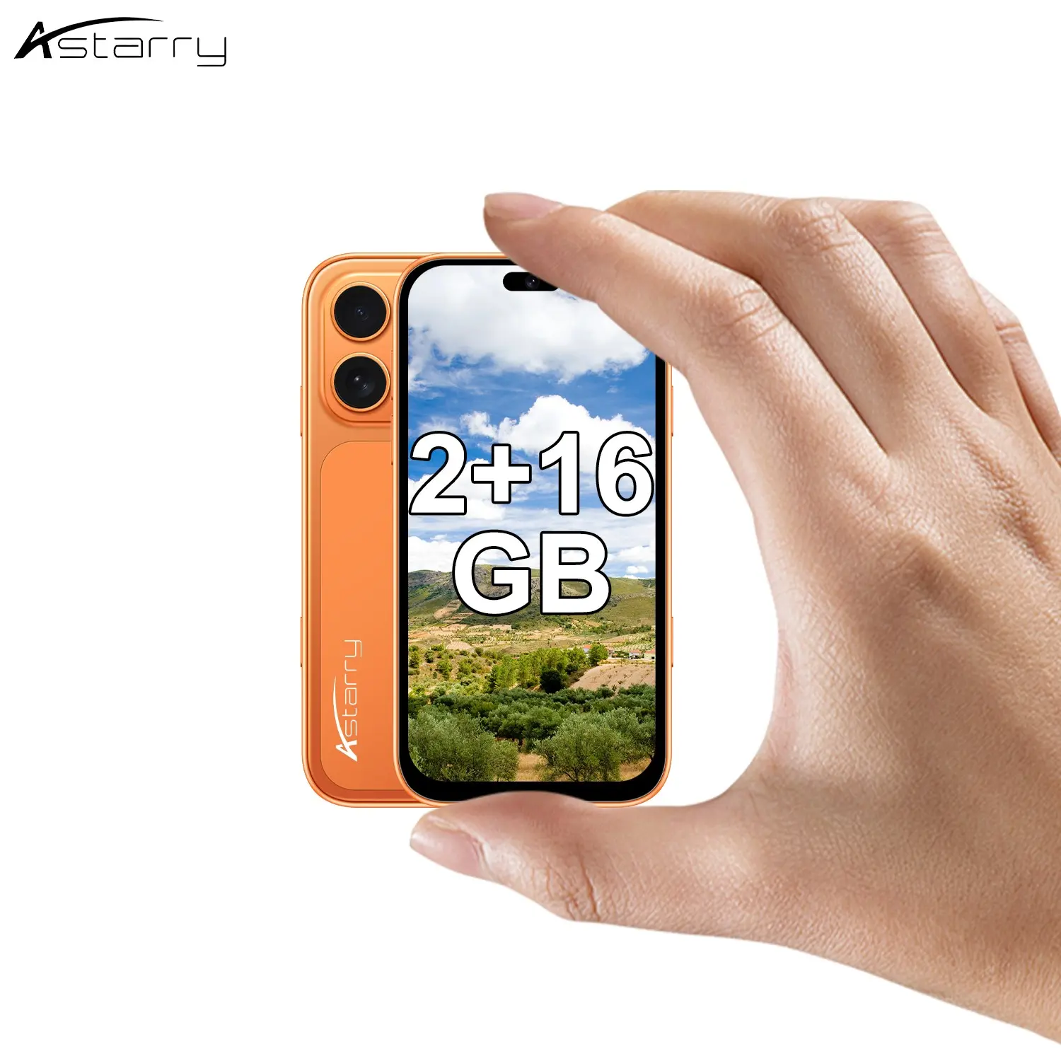 Astarry-Smart Kids Phone XS17 Pro 2GB RAM + 16GB Storage, Bluetooth, WIFI, Android 10.0 version, 3.75 inches, 4-core processor, 2+2MP dual cameras, dual SIM cards, suitable for family entertainment, easy to carry.