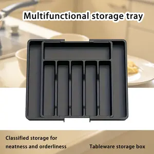 Ultimate Drawer Organizer Hack for Kitchen, Essential Storage Solution, Maximize Space Efficiency, Perfect for Home Organization