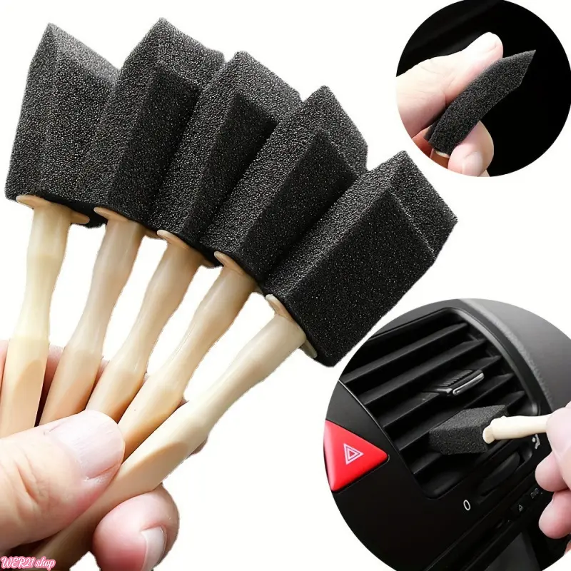 10/20/30pcs  Car Air Vent Detail Cleaning Brush | Viral 2026 Auto Interior Dust Removal Tool, Soft Dashboard Crevice Duster, Portable Car Detailing Accessory for Air Outlet Deep Cleaning Vehicle Interior Care