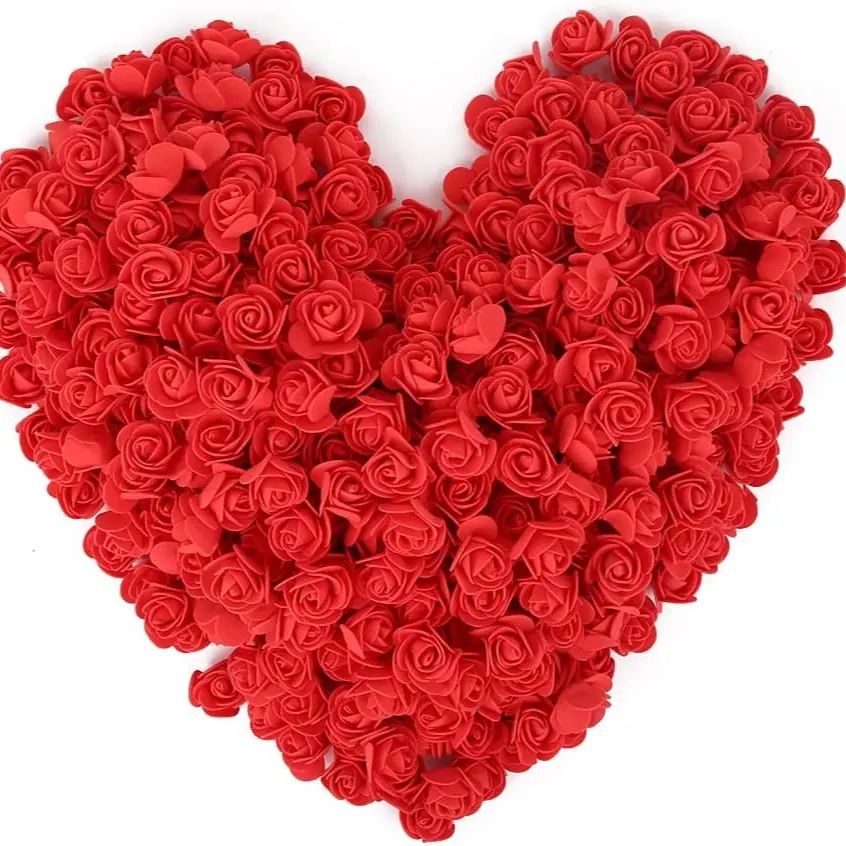 500 Mini Foam Rose Heads, Royal Blue Artificial Roses for DIY Crafts, Wedding Bouquets, Baby Shower Decor, Home Décor, Floral Arrangements