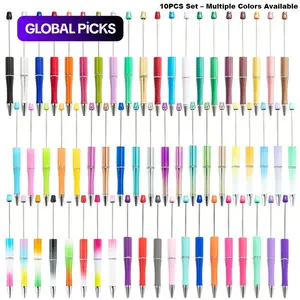 10 Standard Pens, Writing Pen, Ink, Durable Plastic, Easy DIY, Fun Creative Gift, Ideal for Home Office School Business, Aesthetic Pens, Stationery Writing Tools