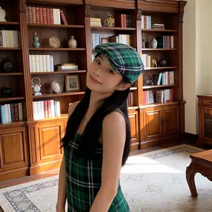 PESENAR Baseball Cap, Irish Plaid Formal Hat, Perfect for St. Patrick's Day and Irish Festival Parties, Versatile to Match Any Outfit