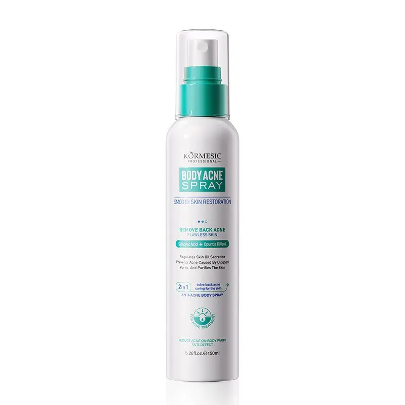 Body Spray For Stubborn Back Breakouts, Reduce Red Spots & Clogged Pores, Portable Daily Acne Care Mist