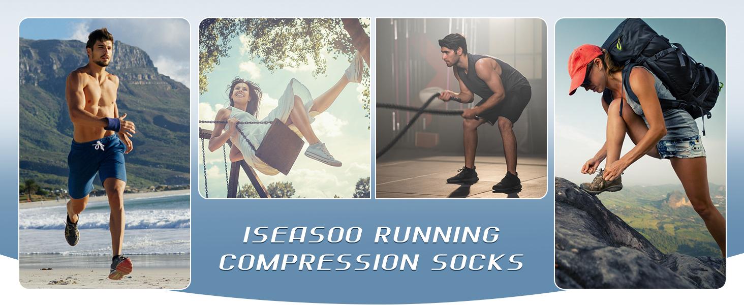 Copper Ankle Compression Socks - Low Cut Arch Support Socks for Men & Women, Running, Nurses, Plantar Fasciitis Socks