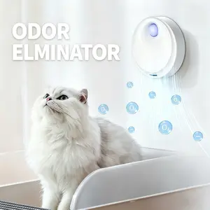 Automatic Electric Air Freshener Pet Abs Deodorizer Cat Litter Smart Sensor Continuous Waste Handling System for Pets