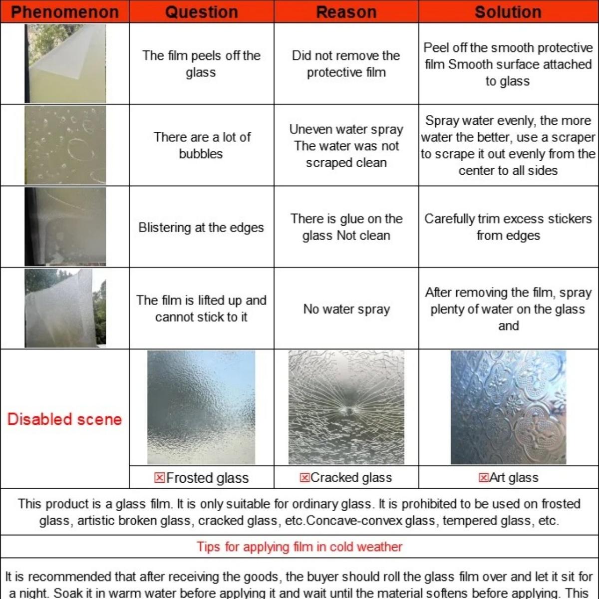 Rainbow Holographic Window Privacy Film, 1 Roll Decorative UV Sun Blocking Static Cling Window Covering Film, Sticker Decoration, Window Decorative Sticker for Home, Ornaments