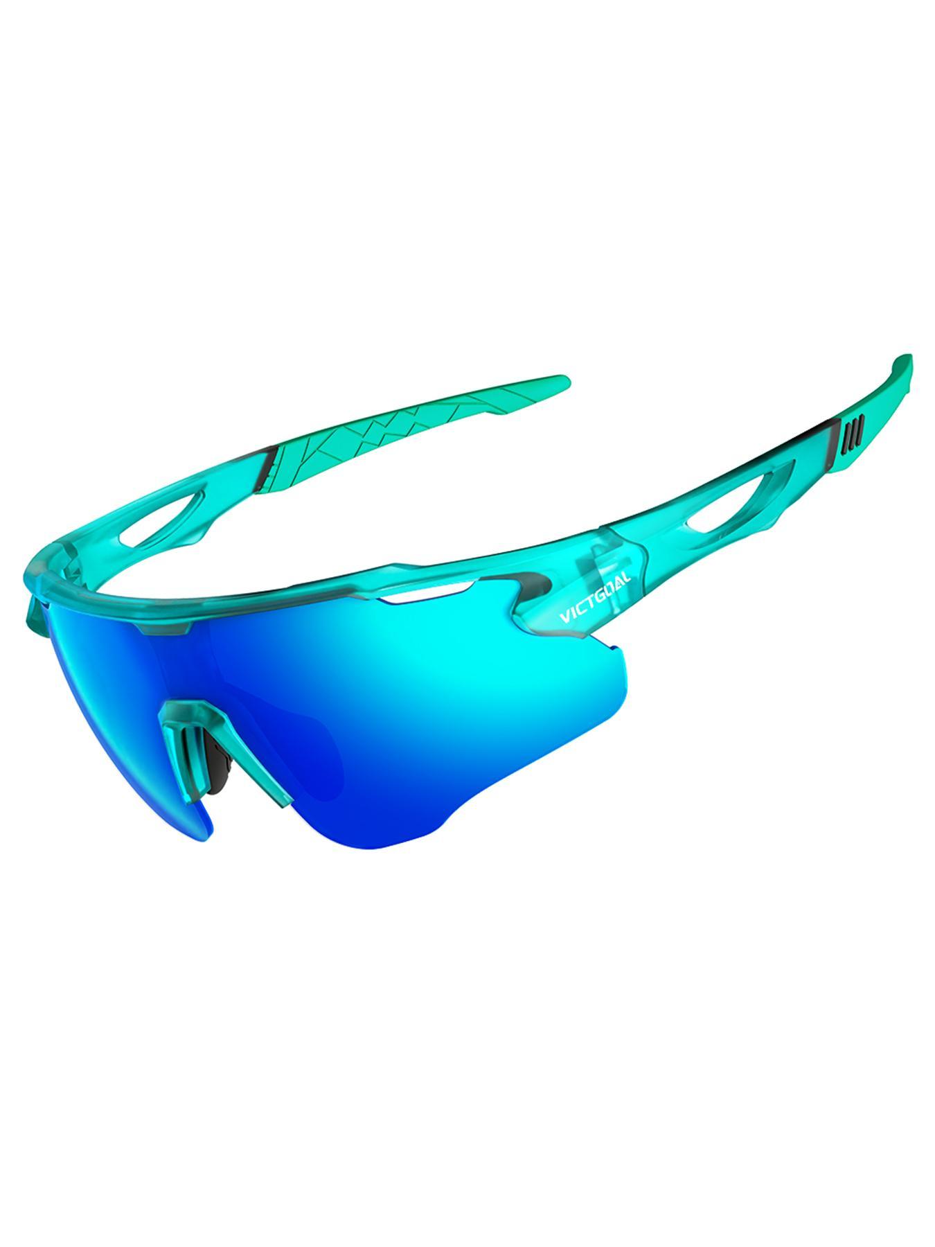 Cycling Sunglasses, Polarized Sunglasses, Outdoor Sports Sunglasses for Men & Women, UV400 Protection Bicycle Eyewear, MTB Road Bike Eyeglasses