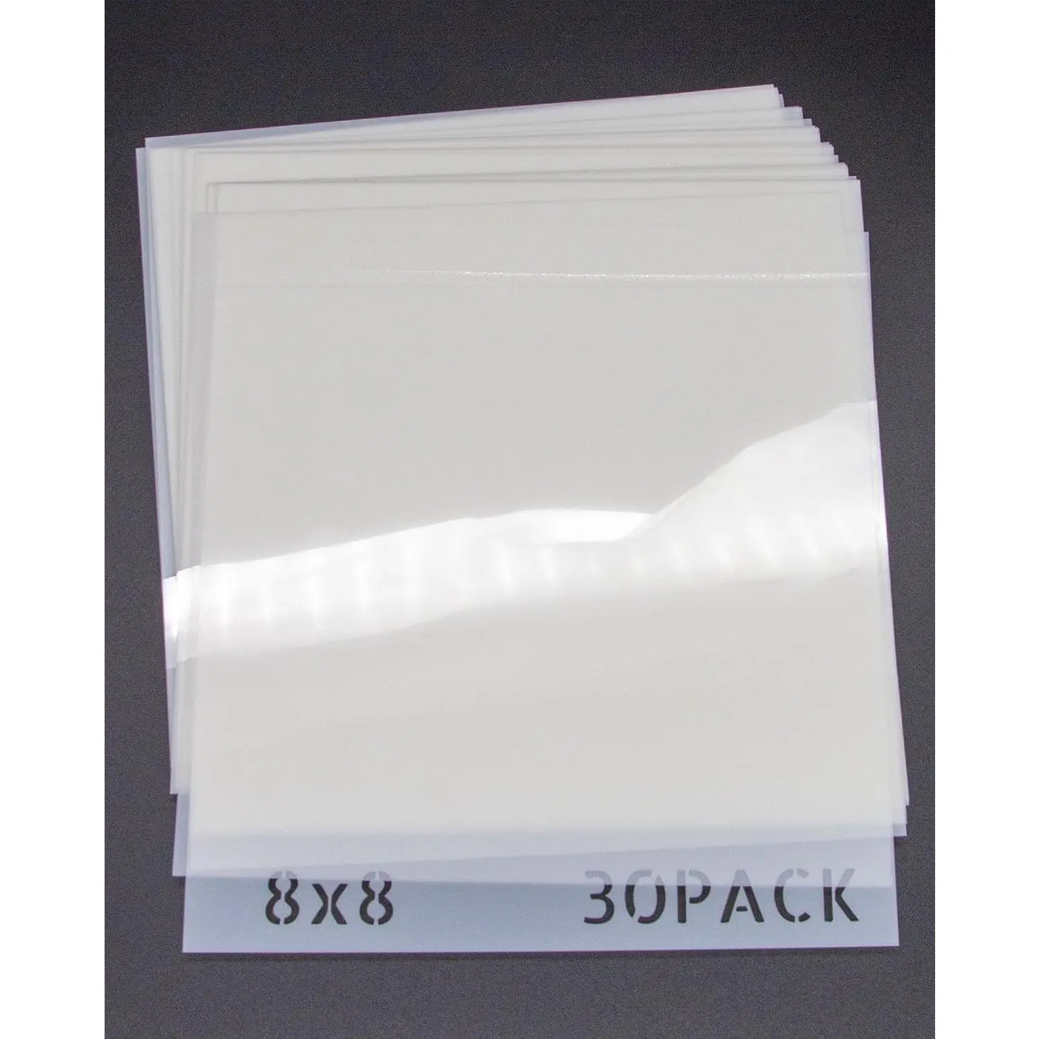 30 Pack 7.5mil Vinyl Sheets, 8 * 8inch Blank Mylar Sheets for Crafts, Cricut  Machine, DIY Art Sheets for  Stencils