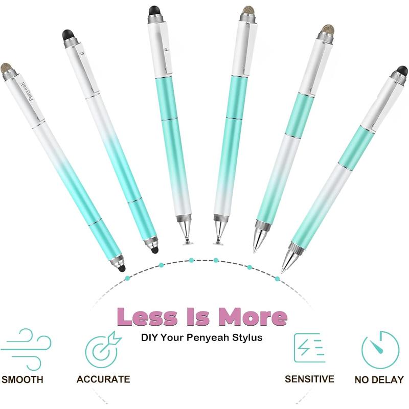 Capacitive Stylus Pen (4 in 1),Universal Touch Screens Stylus Pen for iPad/Pro//Android Phone//Fire/Tablets and All Capacitive Touch Screens-Dream Blue Capacitive Stylus Pen (4 in 1),Universal Touch Screens Stylus Pen for iPad/Pro//Android Phone//Fire/Tablets and All Capacitive Touch Screens-Dream Blue